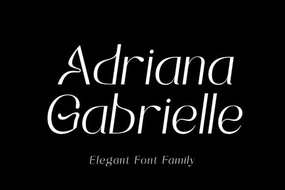 Adrianna Gabrielle Font for Elegant Branding