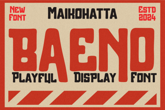 Baeno: A Vintage Sans Serif Font for Modern Web Design