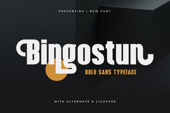 Bingostun: A Bold Sans Serif Typeface for Impactful Web Design