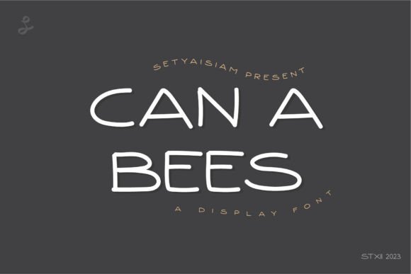 Can a Bees: A Playful Sans Serif Font for Makers