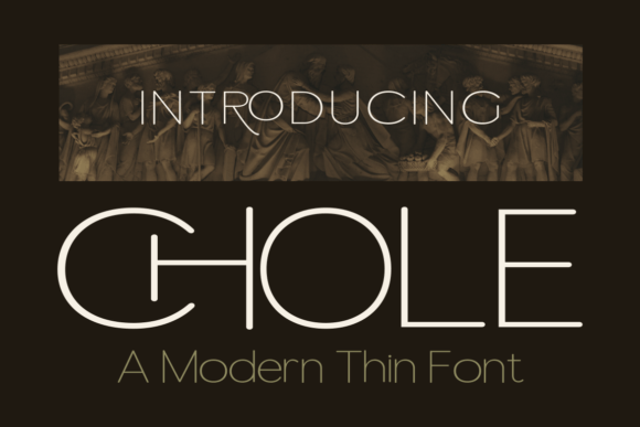 Chole: A Thin Sans Serif Typeface for Modern Branding