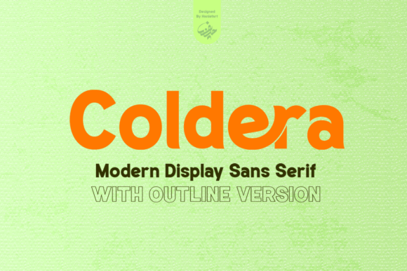 Coldera: A Modern Sans Serif Typeface for Web Design
