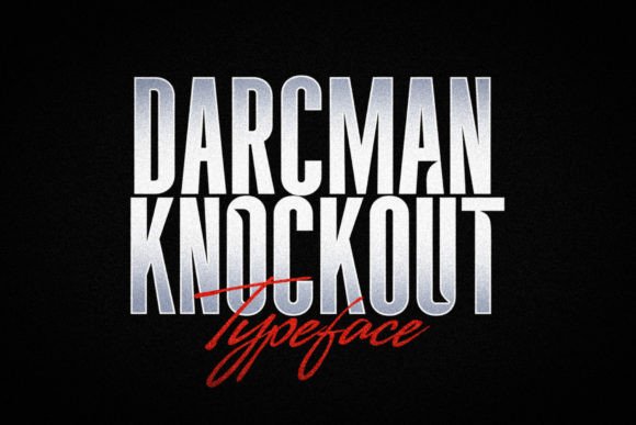 Darcman Knockout: The Bold Sans Serif Font for Marketers