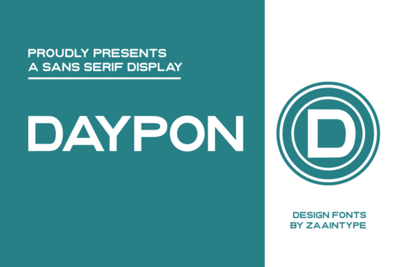 Daypon: The Clean Typeface for Modern Brands