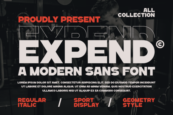 Expend Font: A Modern Typeface for Small Business Branding