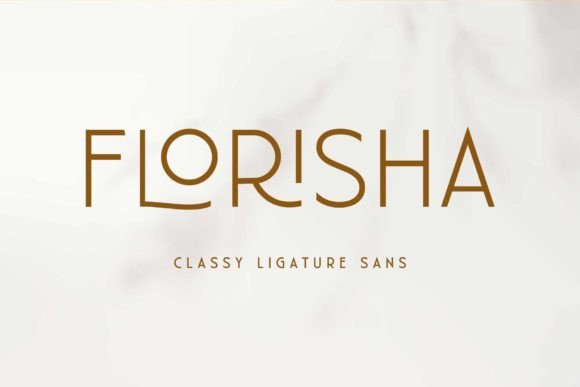 Florisha Font for Elegant Handmade Branding
