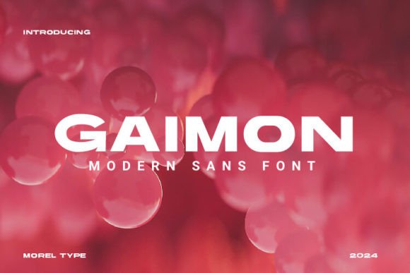 Gaimon: The Wide Sans Serif Font for Bold Campaigns
