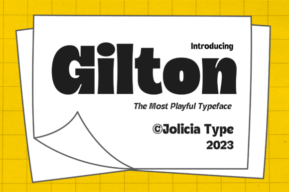 Gilton: A Retro Playful Sans Serif Display Font