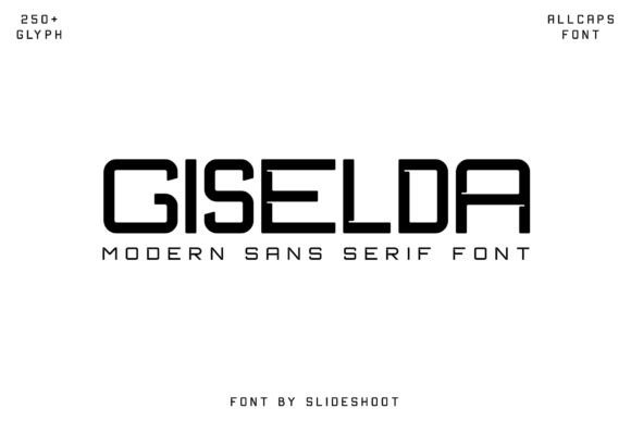 Giselda: A Modern Sans Serif Typeface for Editorial Design