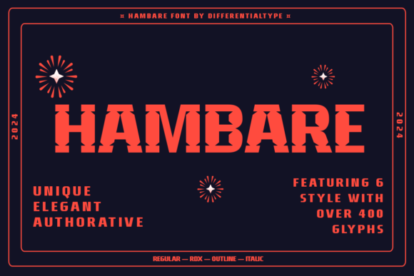 Hambare: A Bold Sans Serif Font for Modern Web Design