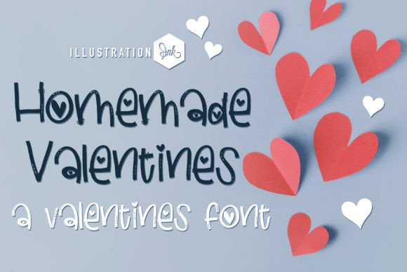 Homemade Valentine: A Handcrafted Typeface for Digital Design