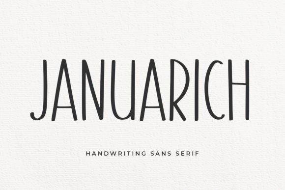 Januarich Font: Cute Sans Serif for Makers