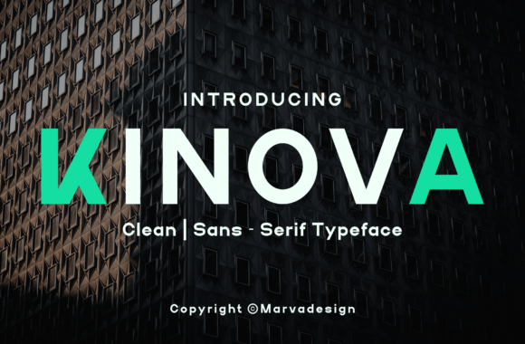Kinova: The Modern Sans Serif Font for Crafters