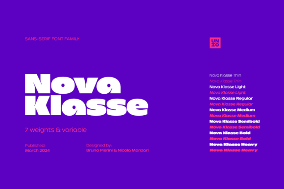 Nova Klasse: The Modern Typeface for Brand Growth