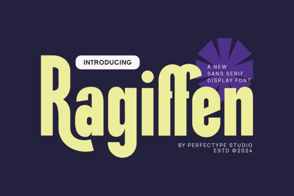 Ragiffen: Bold Sans Serif Font for Crafters