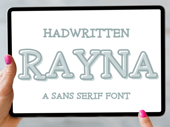Rayna Typeface: Sweet Sans Serif for Editorial Design