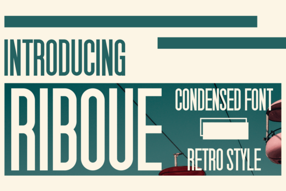 Riboue: A Sleek Sans Serif Font for Modern Branding