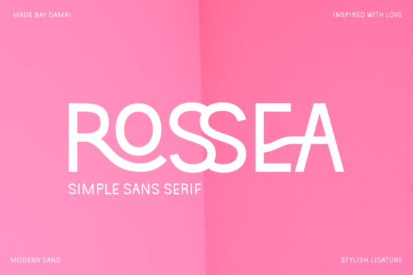 Rossea: The Clean Sans Serif Font for Modern Makers