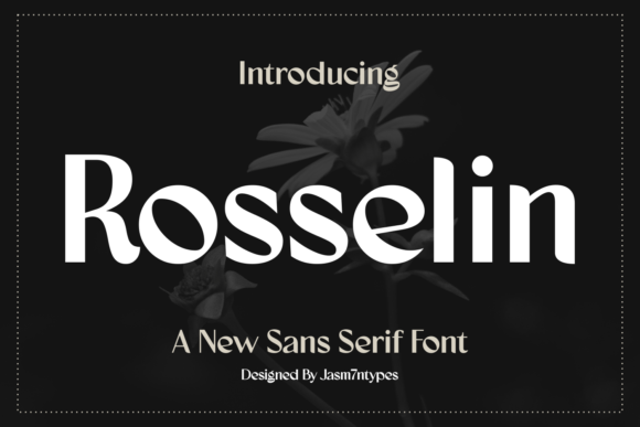 Rosselin: A Sophisticated Sans Serif Font for Branding