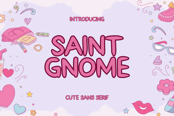 Saint Gnome: A Cute Sans Serif Font for Branding