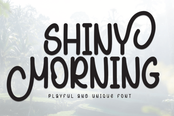 Shiny Morning Font for Small Business Branding