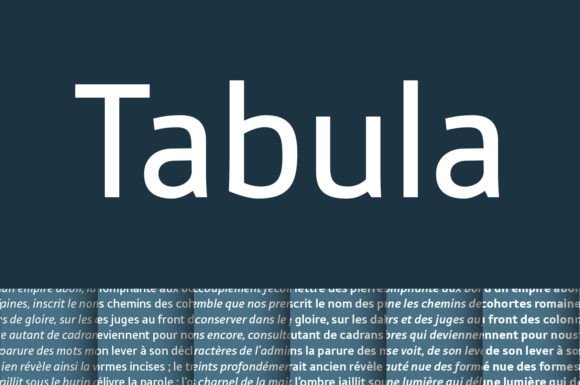 Tabula: The Versatile Sans Serif Typeface for Digital Campaigns